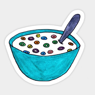 Bowl of Cereal Sticker